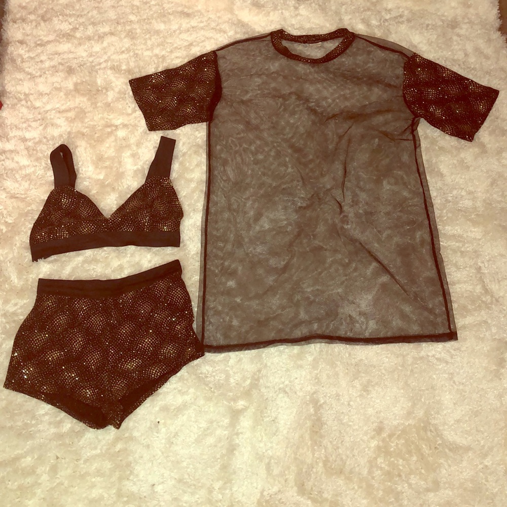 Crop top set